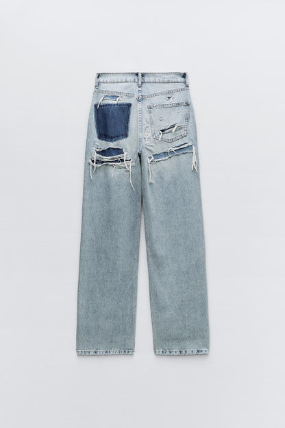 Jonna™ | Virale Revne Baggy Jeans