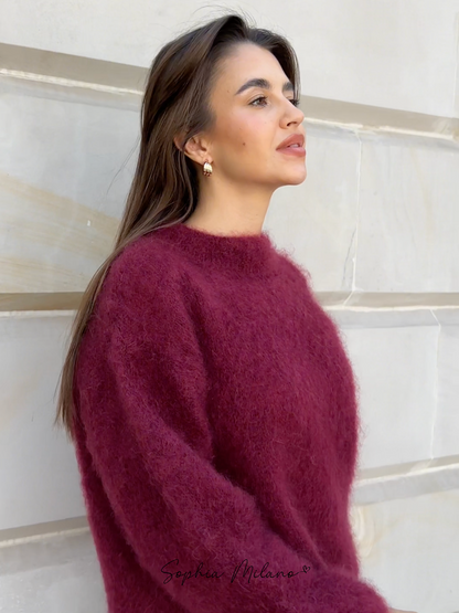 Sophia™ | Luksuriøs Mohair Crewneck