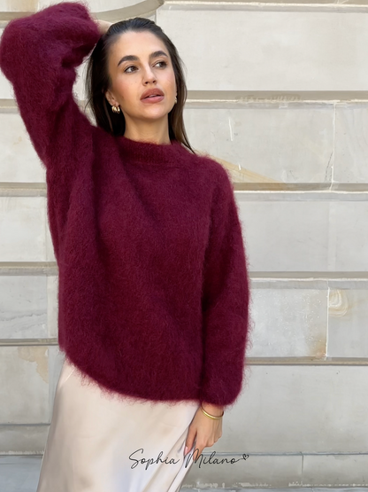 Sophia™ | Luksuriøs Mohair Crewneck