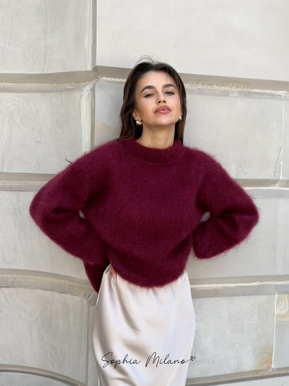 Sophia™ | Luksuriøs Mohair Crewneck