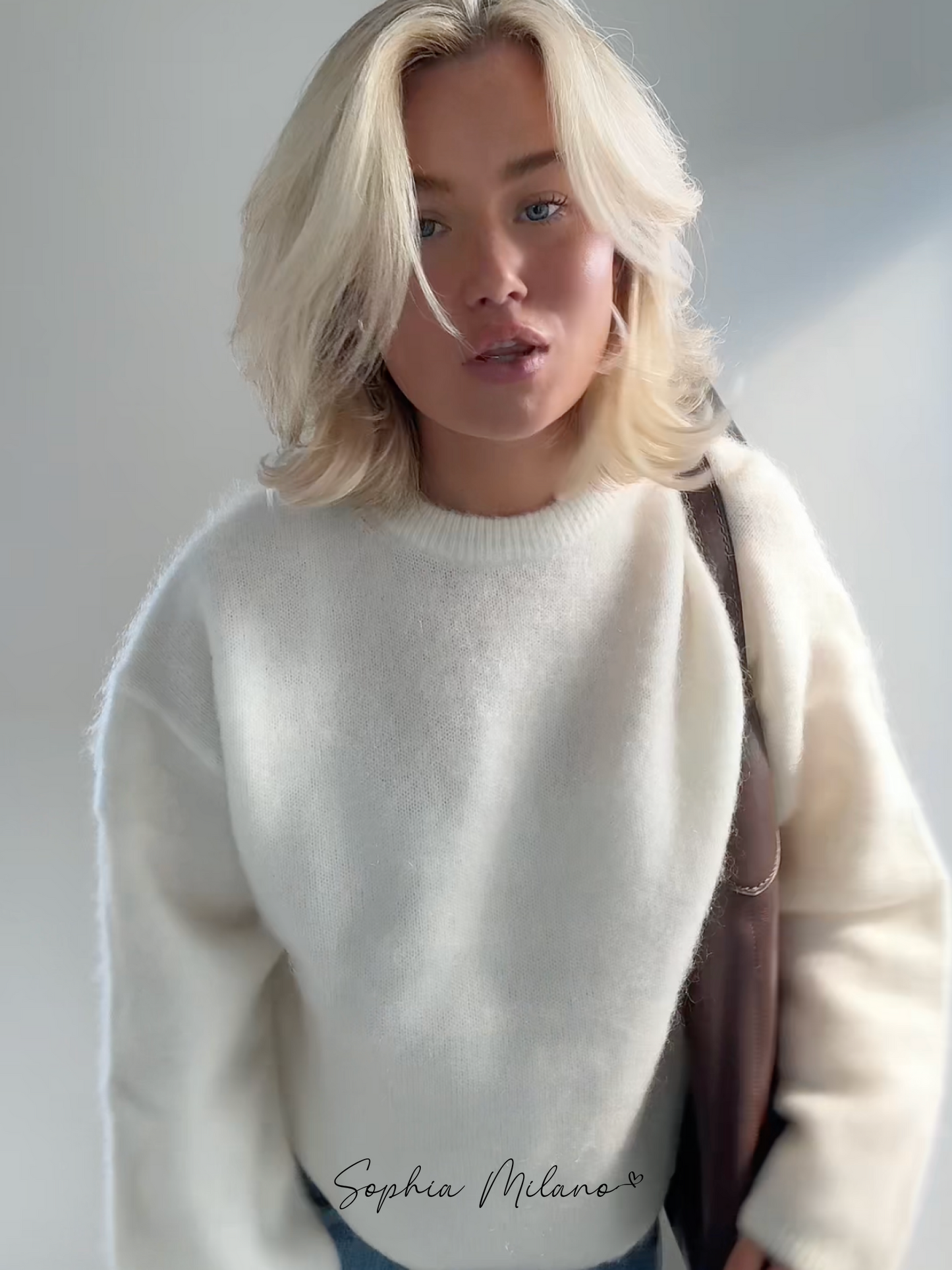 Sophia™ | Luksuriøs Mohair Crewneck